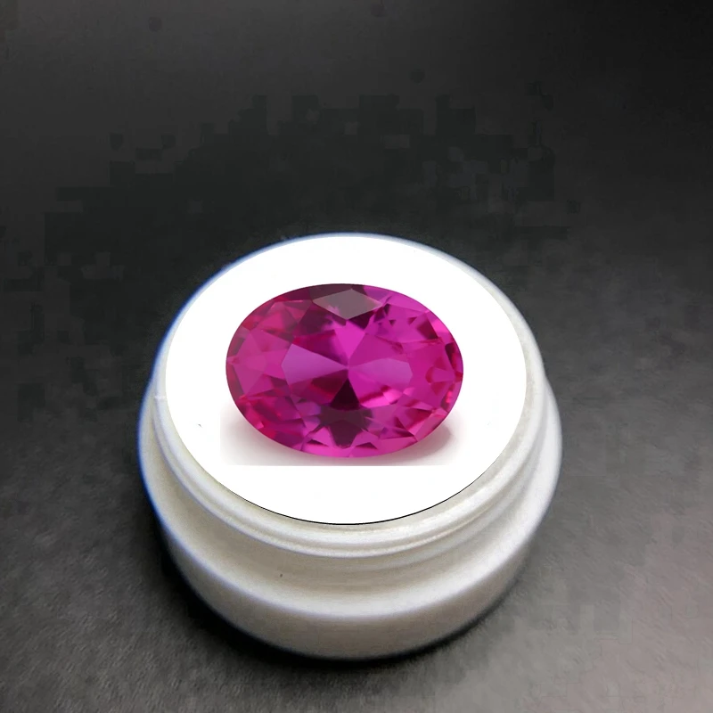 

Natural Pink Ruby 12x16mm Sri-Lanka Oval Cut VVS Loose Gemstone For Diy Jewelry Making
