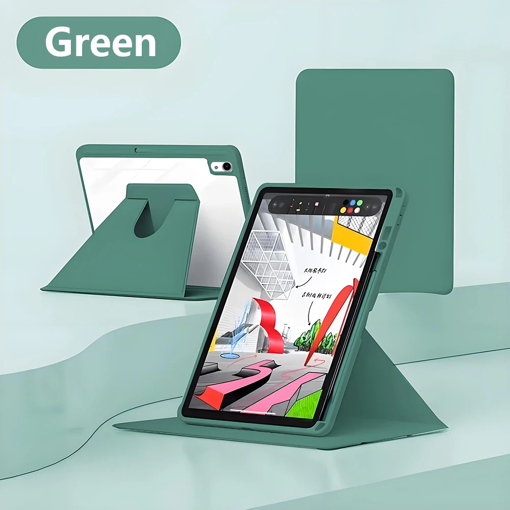 Clear Acrylic 720° Rotatable Tablet Case