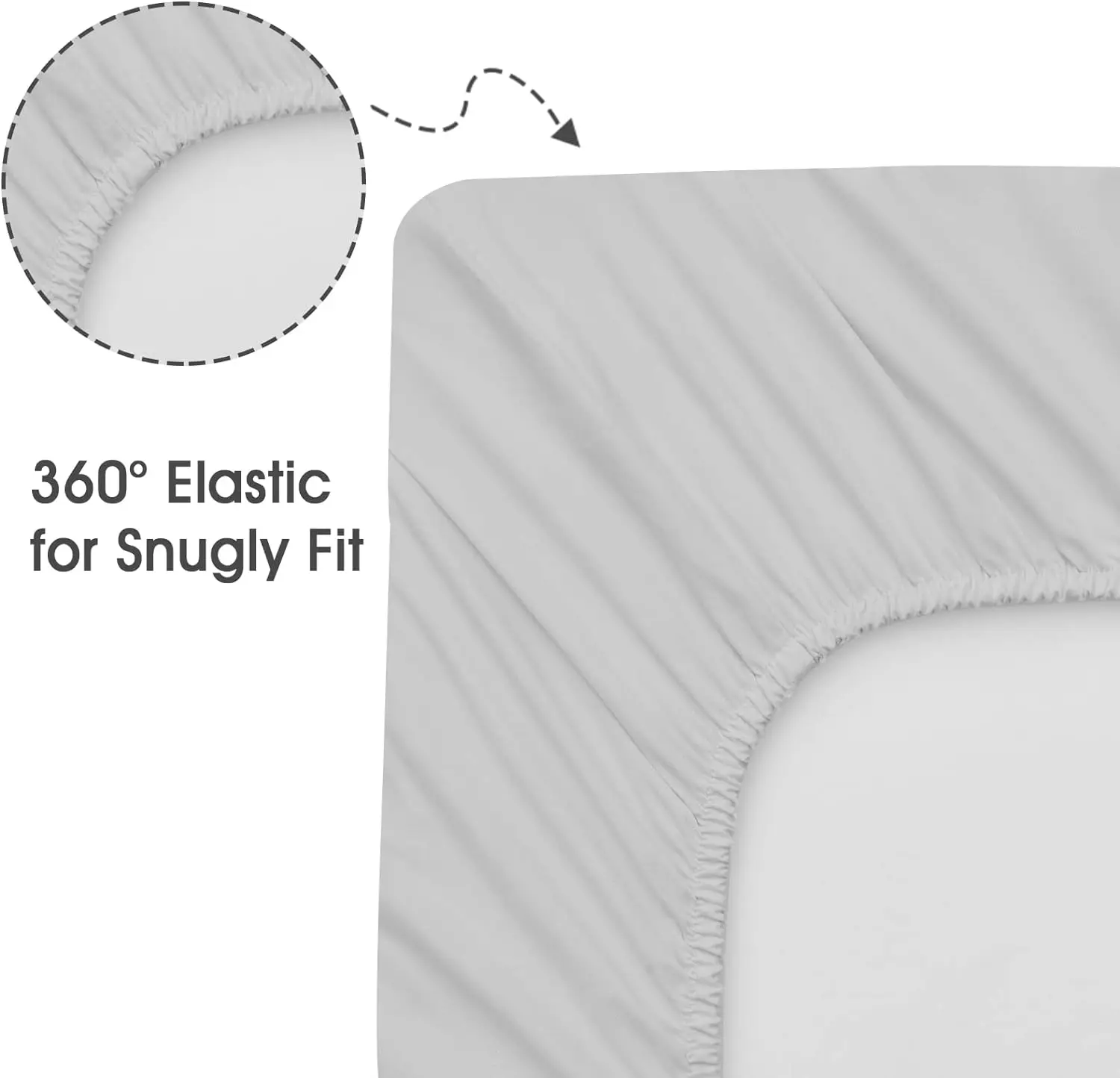 3 Pack Bassinet Sheets for Baby Girls Universal Fitted for Cradle and Bassinet Mattress Pad Soft Silky Breathable Cradle Sheets 3