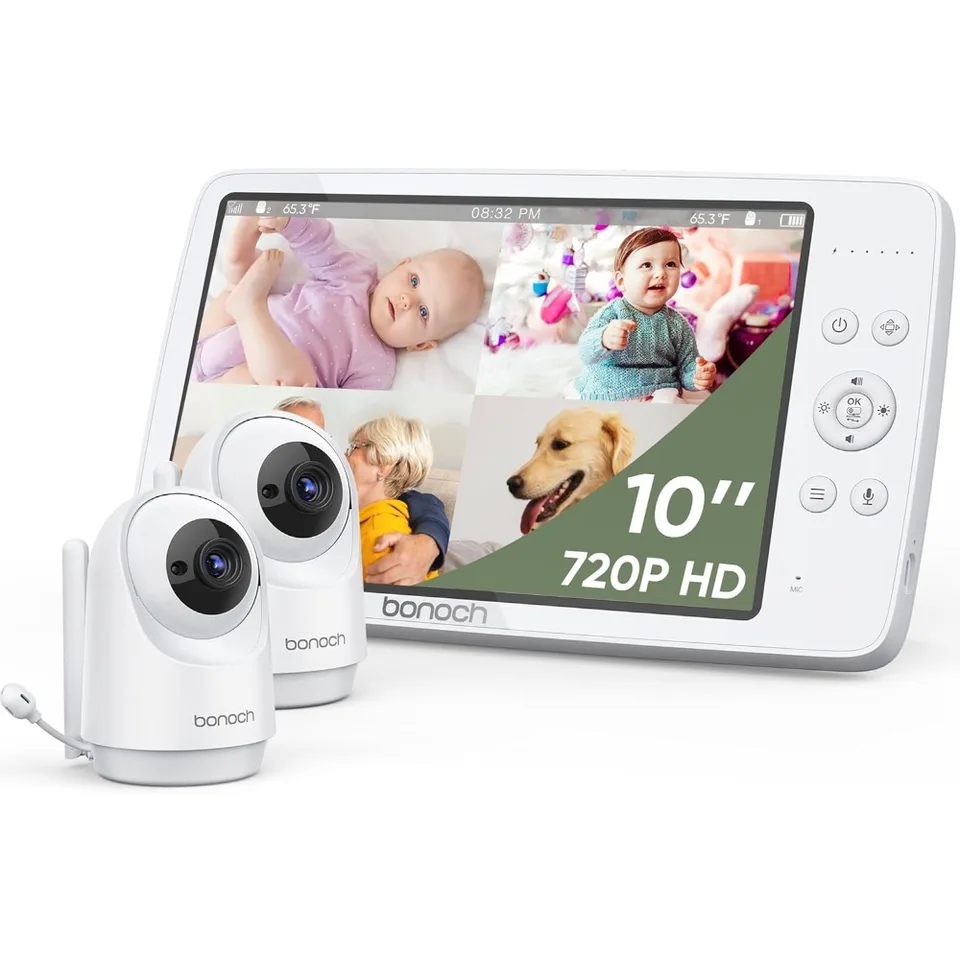 MegaView 10 Inch Dual Camera Baby Monitor