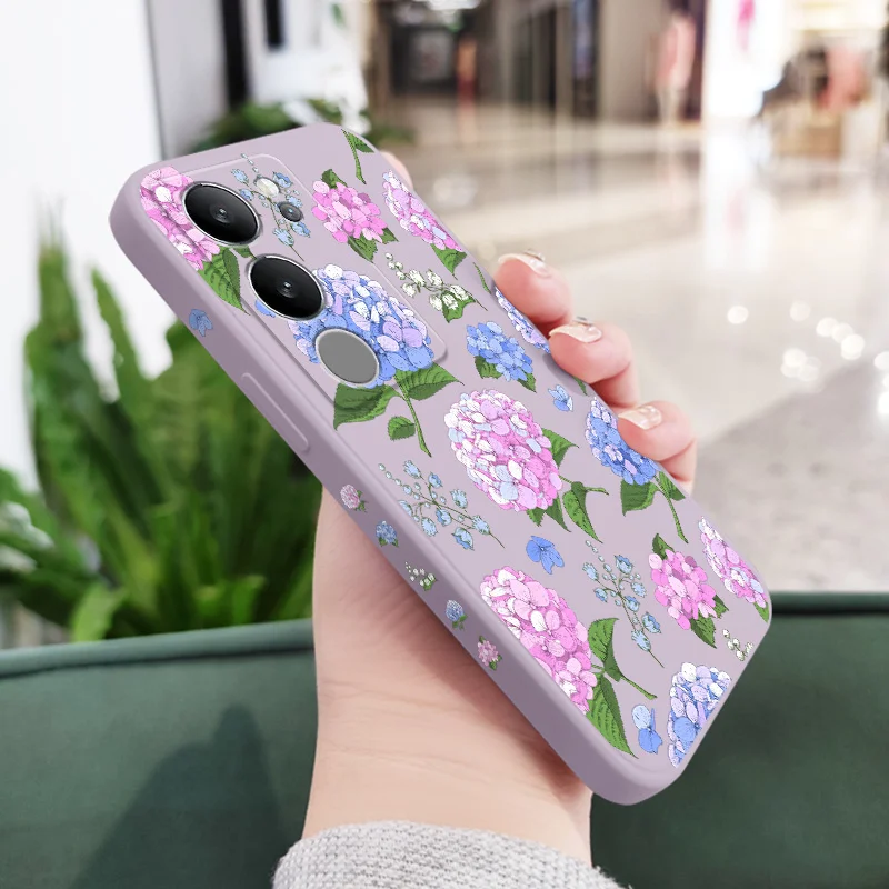 Elegant Hydrangeas Phone Case - Artistic Floral Design