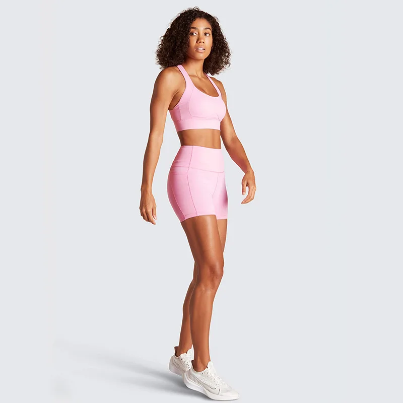 Pink Gym Shorts - Yoga Shorts - AliExpress
