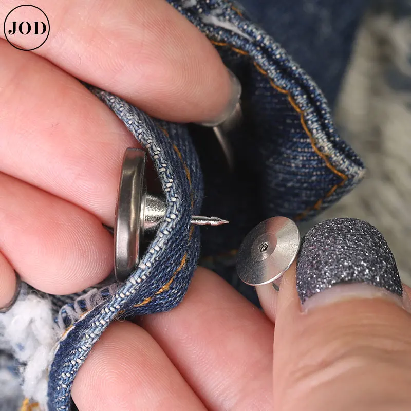 【SATIIIZ】Pad snap button denim pants Denim Snap Button Pad Style Pants – Jessiz Boutique