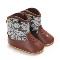 Baby Boots Made Of Soft PU and High-quality Cotton 2024 New Autumn and Winter Short Boots With Rubber Soles and Anti Slip Baby 5