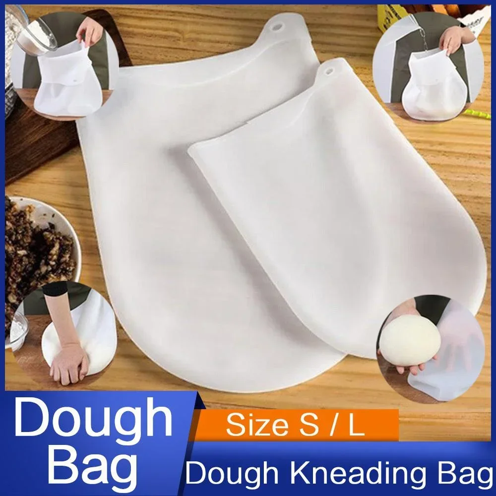 Kneading Bag Silicone Kneading Dough Bag Food Grade Material Versatile Dough Mixer Flour Mixing Cooking Tool dough mixer,dough kneading bag,dough blender