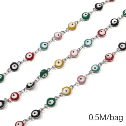 Elegant Stainless Steel Necklace Chain for Jewelry Making and DIY Creations (15)
