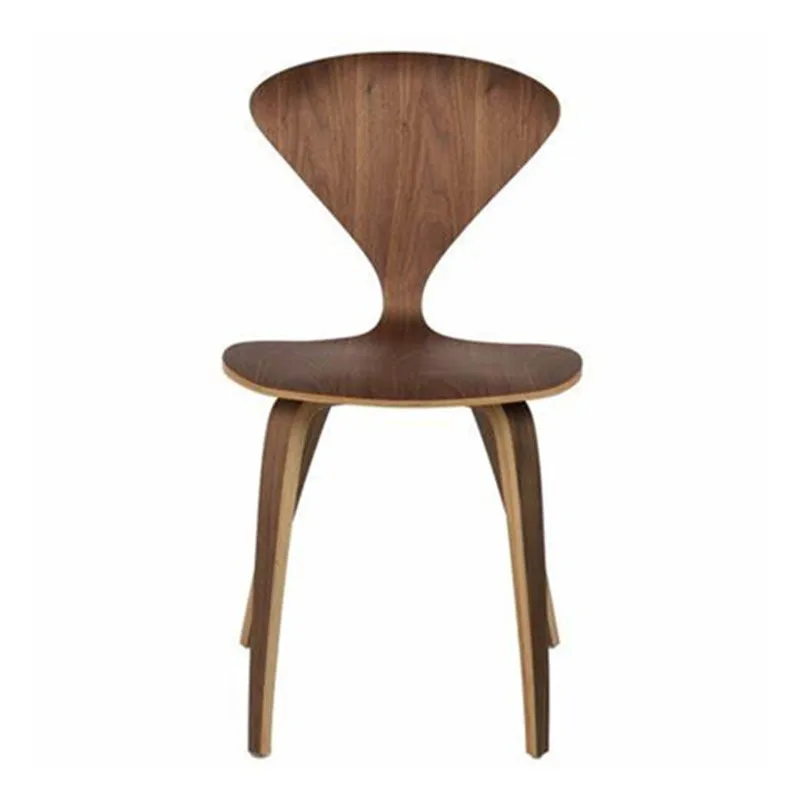 Cherner Chair American Retro Industrial Style Cafe Leisure Solid Wood Backrest Dining