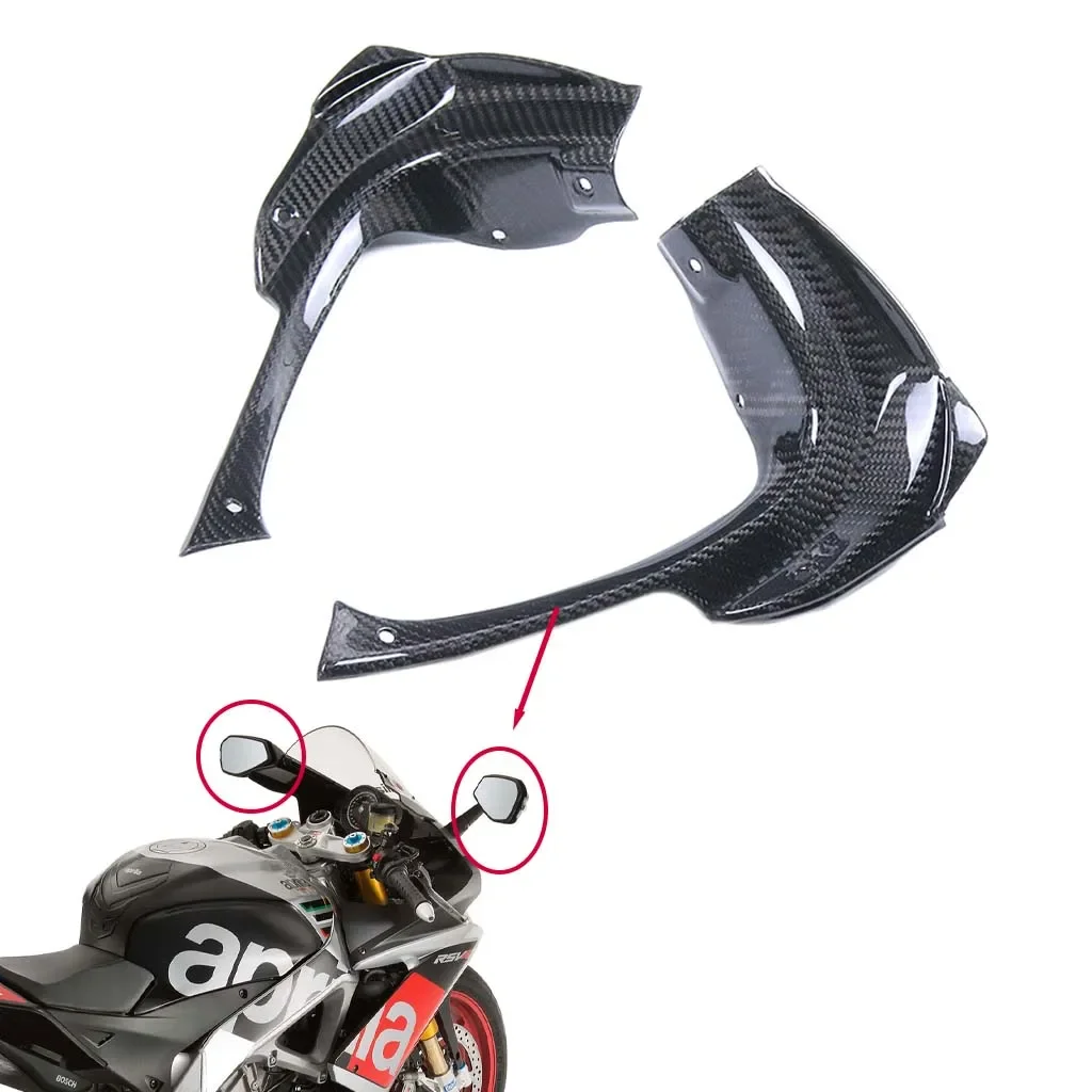 

100% 3K Pure Dry Carbon Fiber Motorcycle Body Side Fairings Inner Fairing Kits For Aprilia RSV4 2021 2022 2023