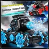 New Children'S Water Bomb Tank Remote Control Car Stunt Off-Road Electric Toy Multiplayer Battle Light Music Car Boy Gift 1