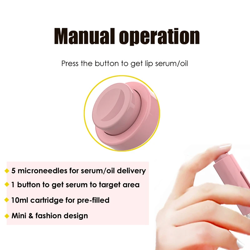 Derma Roller 0.25mm Derma Roller 105 Pin Titanium Needle Roller Lip Beard Growth Hair Growth Care Micro Needle Treatments