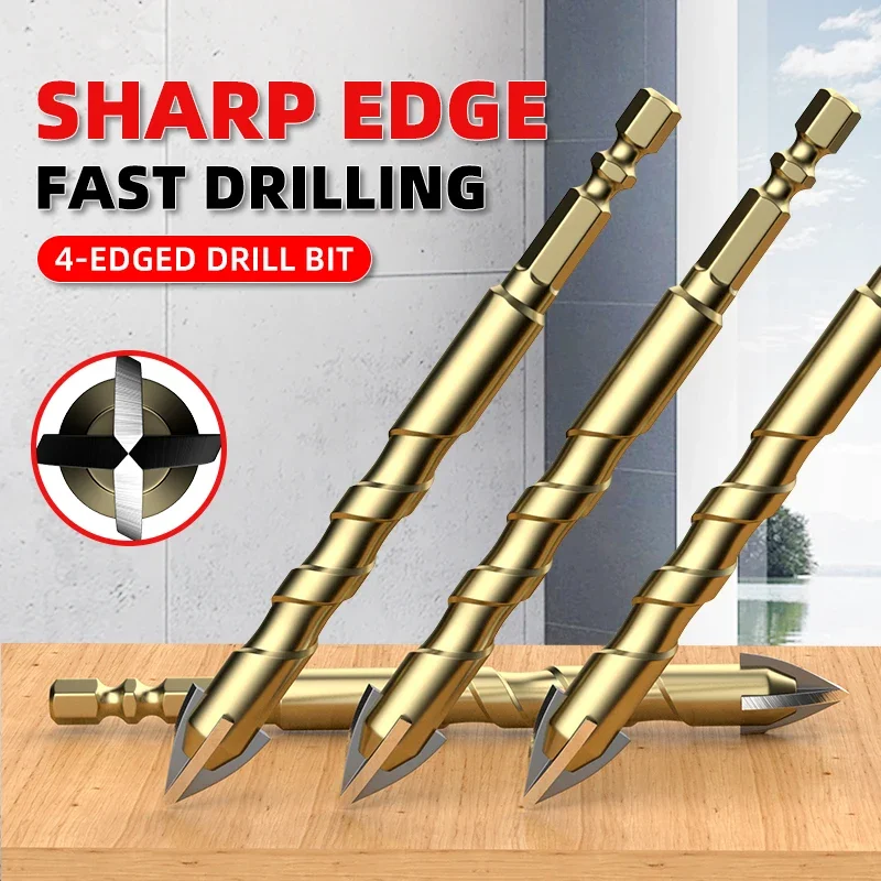 3-12mm Overlord drill tile bit Hole Opener Cross Hex Tile Glass Ceramic Concrete wall reaming drill bit Hard Alloy Triangle Bit