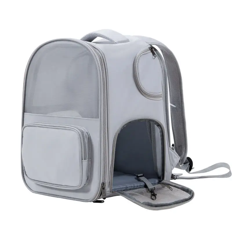 Pet Bag Cat Bag Go Out Portable Breathable Go Out Double Shoulder Backpack Portable Large Capacity Expandable Cat Carrier