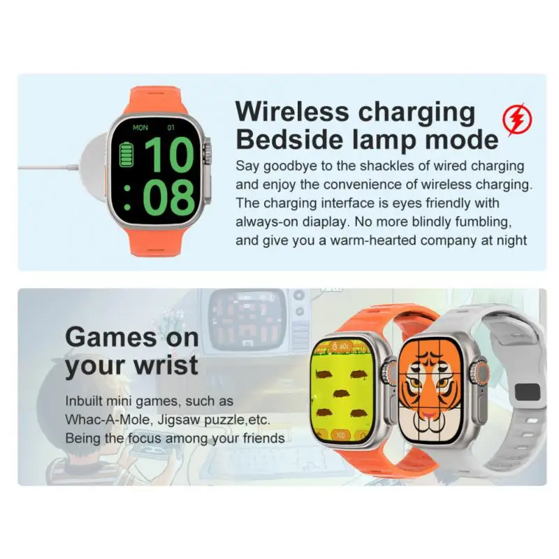 Ʈ 8 Ʈ ð 49MM GPS NFC  ׼  м Smartwatch ø 8  ȭ   ƮϽ 