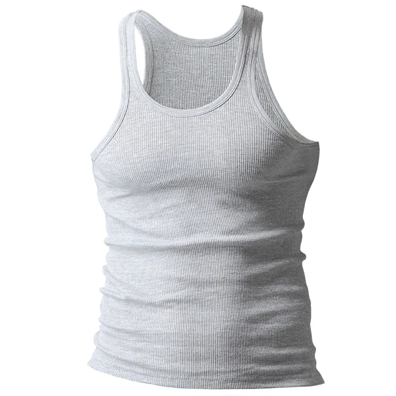 High Quality Men Cotton Tank Tops Underwear Sleeveless Mens Undershirt Male Body Building T-shirt Fitness Wrestling Vest Singlet