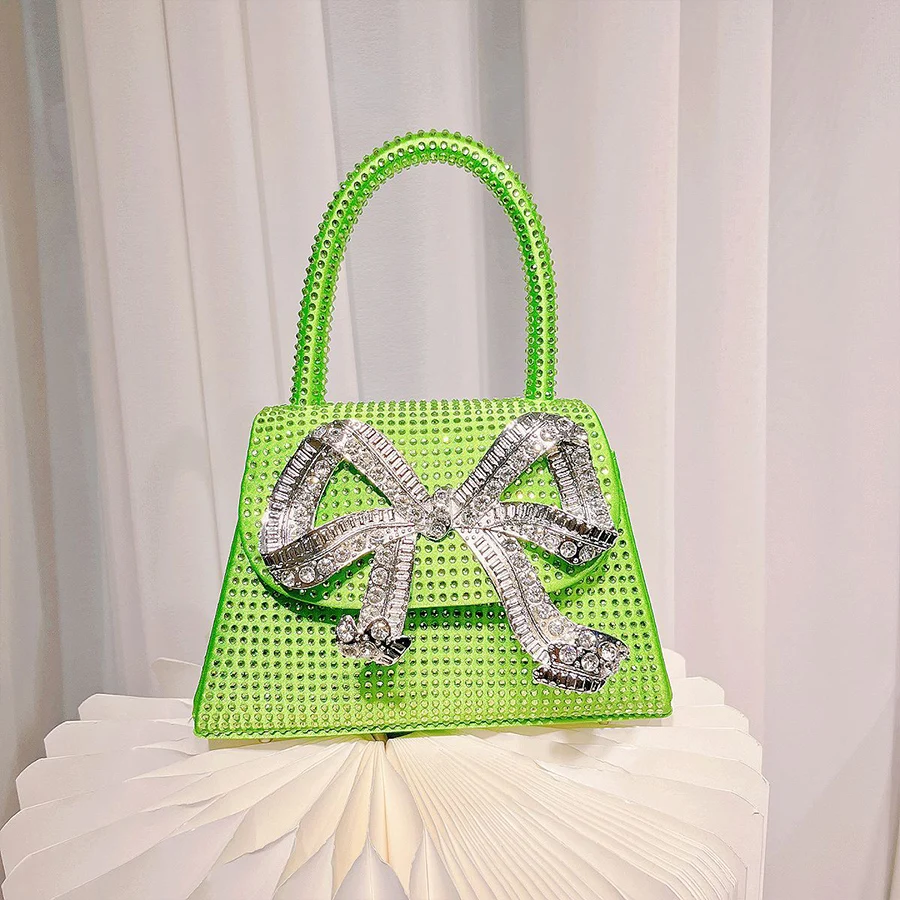 Luxury-Totes-Diamond-Small-Flap-Bags-All-Rhinestone-Bow-Evening-Party ...