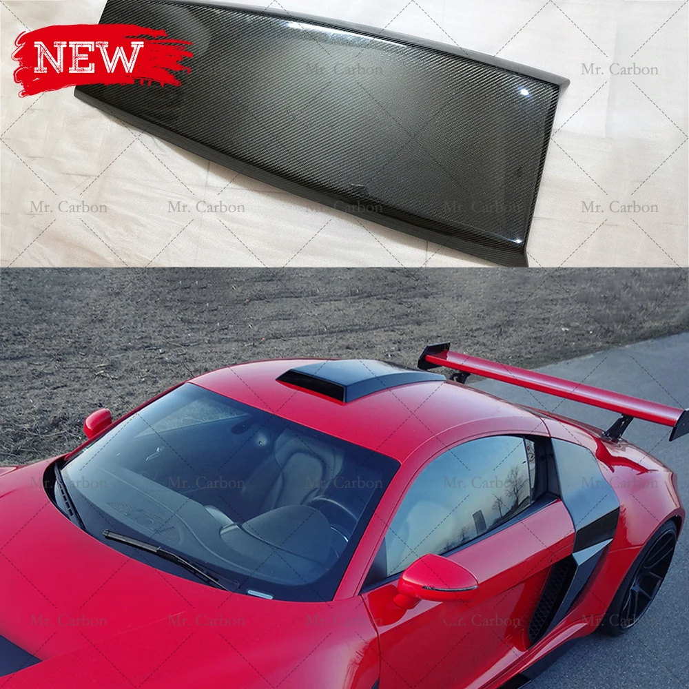 ROOF SCOOP FOR AUDI R8 TT RS PD GT850 DESIGE CARBON FIBER GLASS ROOF