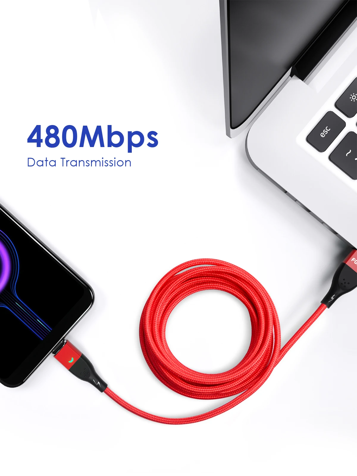 FONKEN Magnetic USB Charging Cable - Quick Charge