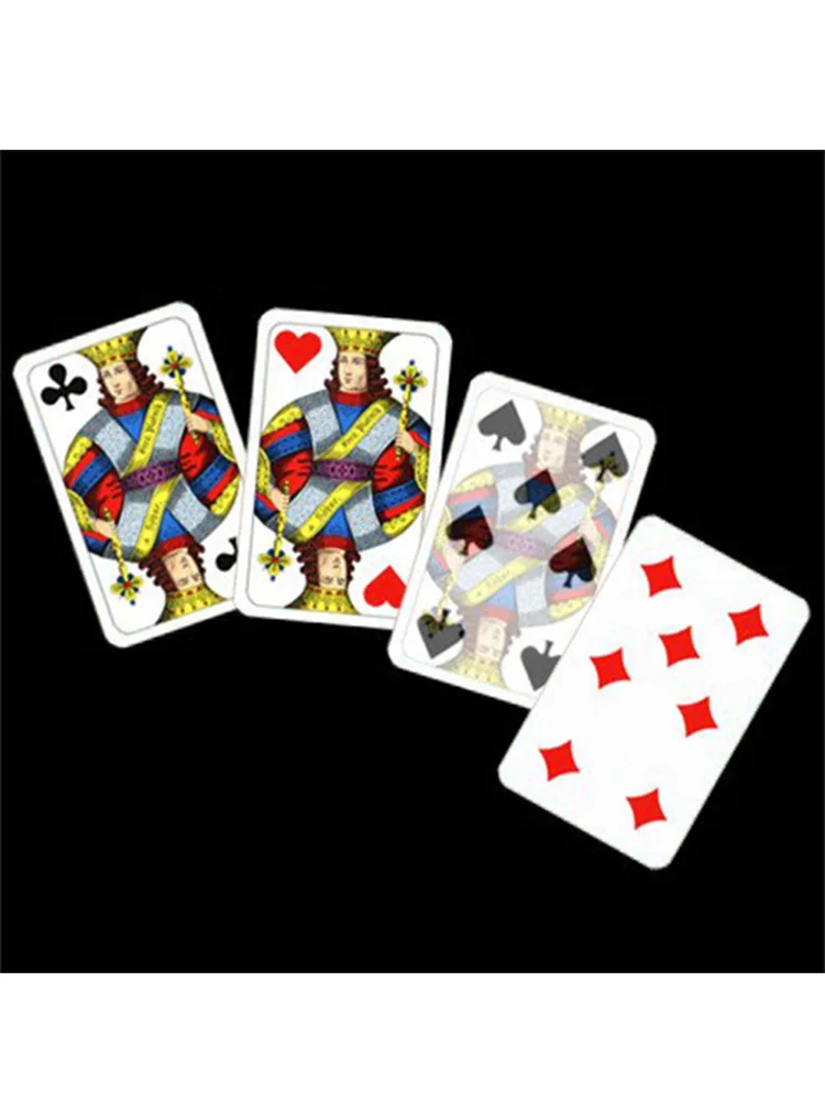 

Jumbo King's Problem Magic Tricks Magic Cards Change King Disappear Magia Close Up Illusion Gimmick Props Comedy Fun Magician