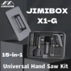 JIMIHOME 15-in-1 Magic Universal Hand Saw Kit Small Hand Saw Set X-Tray Set of G for Wood, PVC and Soft Metal Cutting 1
