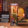 DIY Wooden Book Nook Shelf Insert Kits 84 Charing Cross Street Bookends Miniature Building Kits Bookshelf For Friends Gifts 2