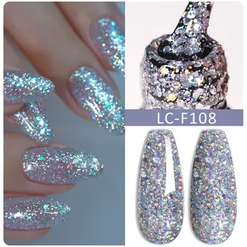 Colorful Glitter Gel Nail Polish