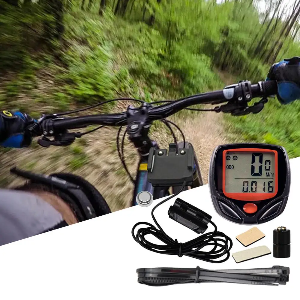 Description Picture 4 of itemBikes Odometer And Speedometer Wired Bicycles Odometer With LCD Display Multifunctional Portable Clear Data Bicycles Mileage