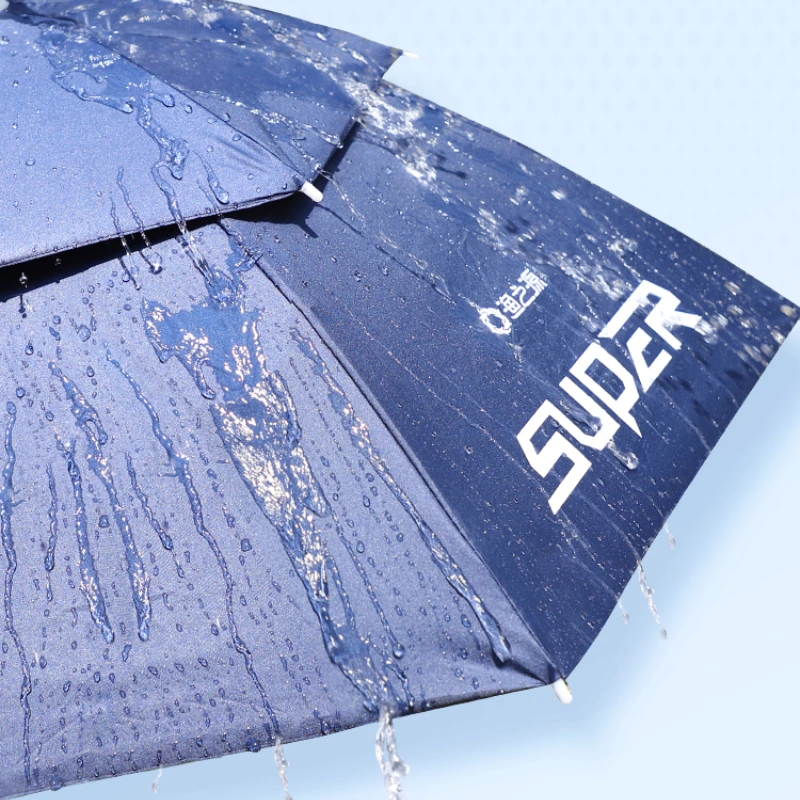 Fishing Umbrella Hat Head-mounted Umbrella Hat Sunscreen Folding