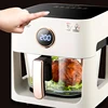 DMWD Electric Glass Fryer No Deep Frying Electric Frying Pan 5L Multi-Functional Healthy Food Fried Chicken Pizza Deep Fryer 4