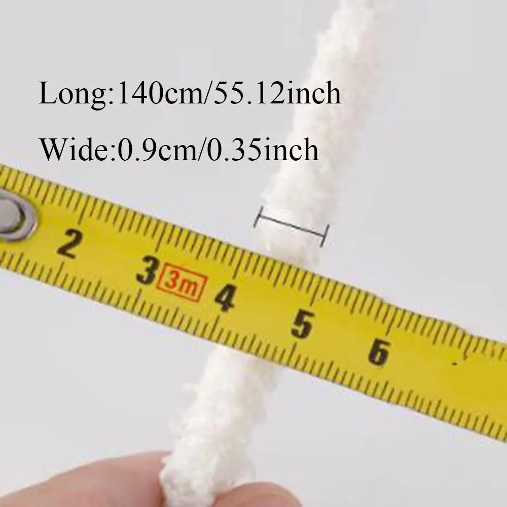 1Pair Premium Soft 0.9CM Round Fluffy Fuzzy Laces Wide Plush Towel Shoelaces Design Perfect For Women Casual Sneakers Best Match shoe laces shoe accessories