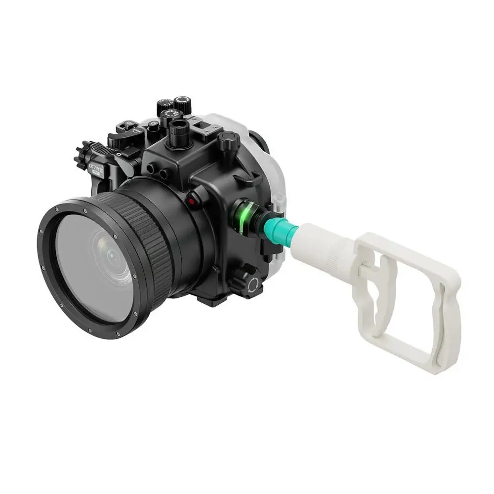 Seafrogs 40M/130FT Underwater Camera Housing Diving Case For Sony A7R III PRO Wi