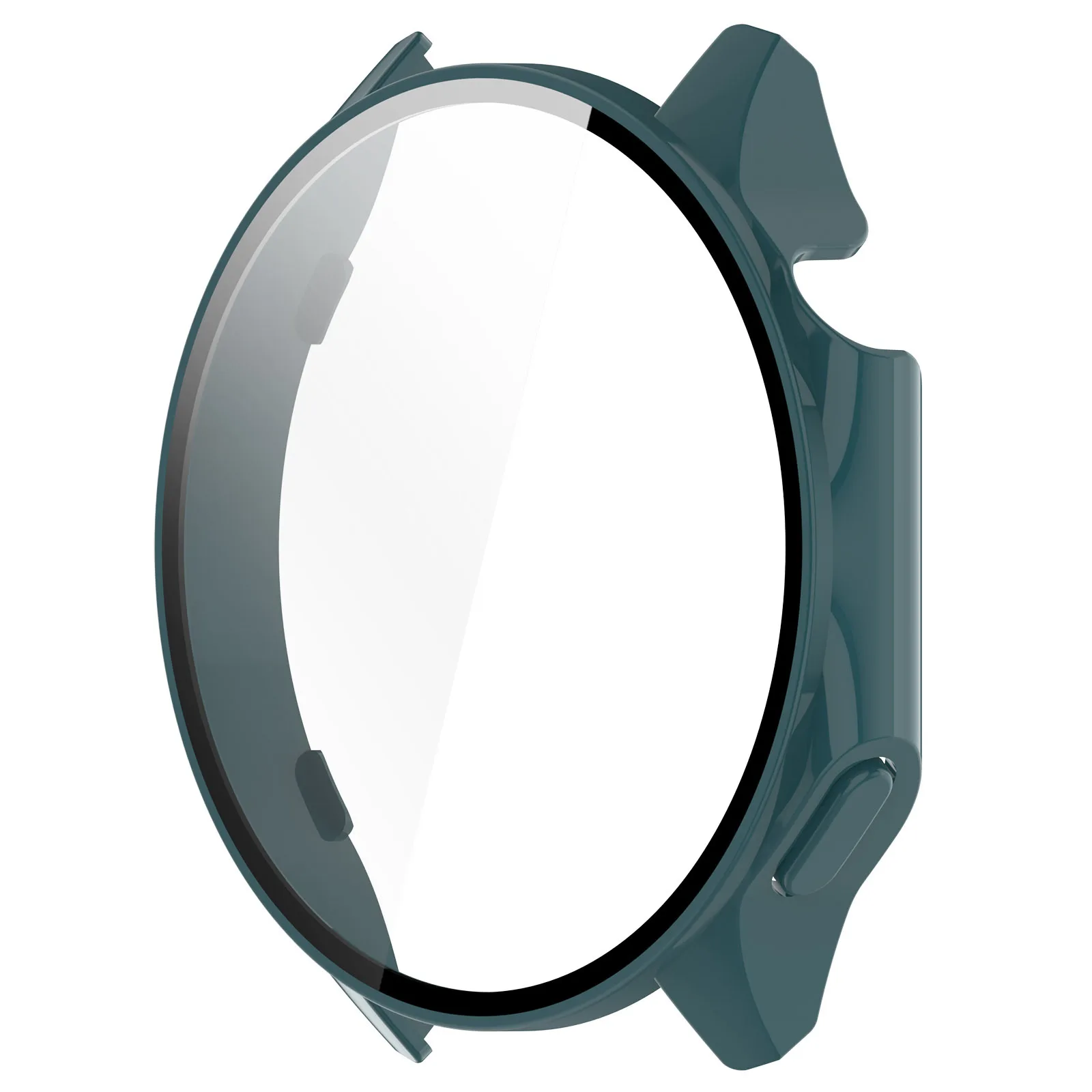 Ultra-Durable Hard Shell Glass Screen Protector Frame Case - Premium Smartwatch Bumper Cover
