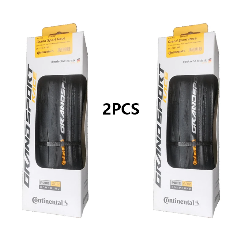 2PCS Continental GRAND SPORT RACE Road Tire Anti Puncture