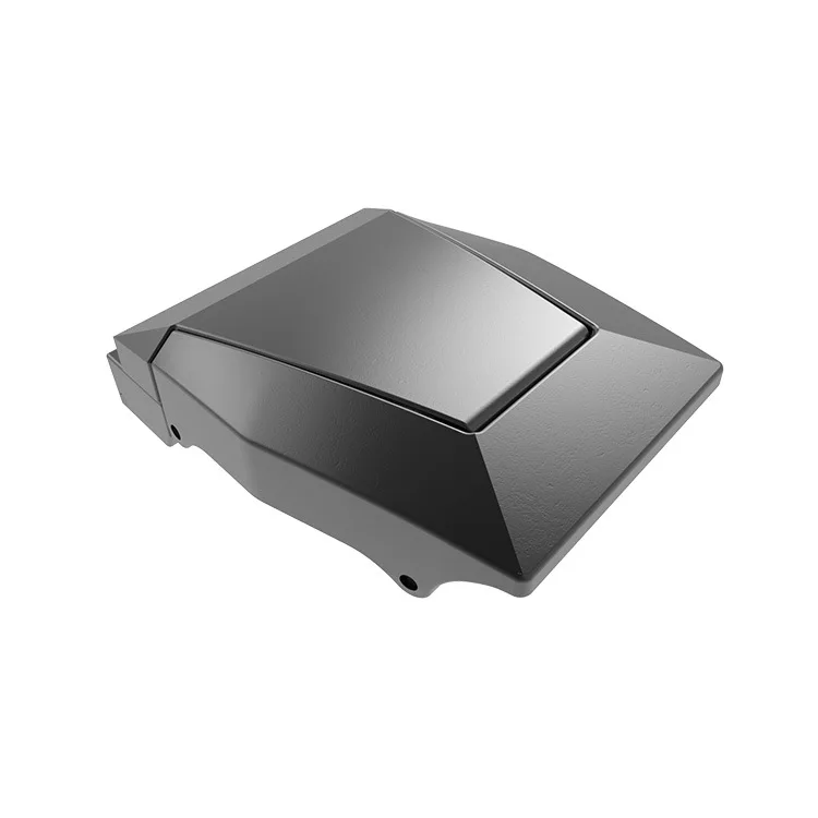 Adjustable Metal Belt Buckle with Snap Hook Clip - Black Silver Finish