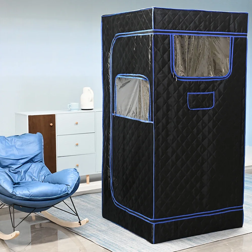 Portable Folding Steam Room Beneficial Skin 3L Machine Slimming Bath SPA Health Simple Joint Steel Frame Portable Sauna