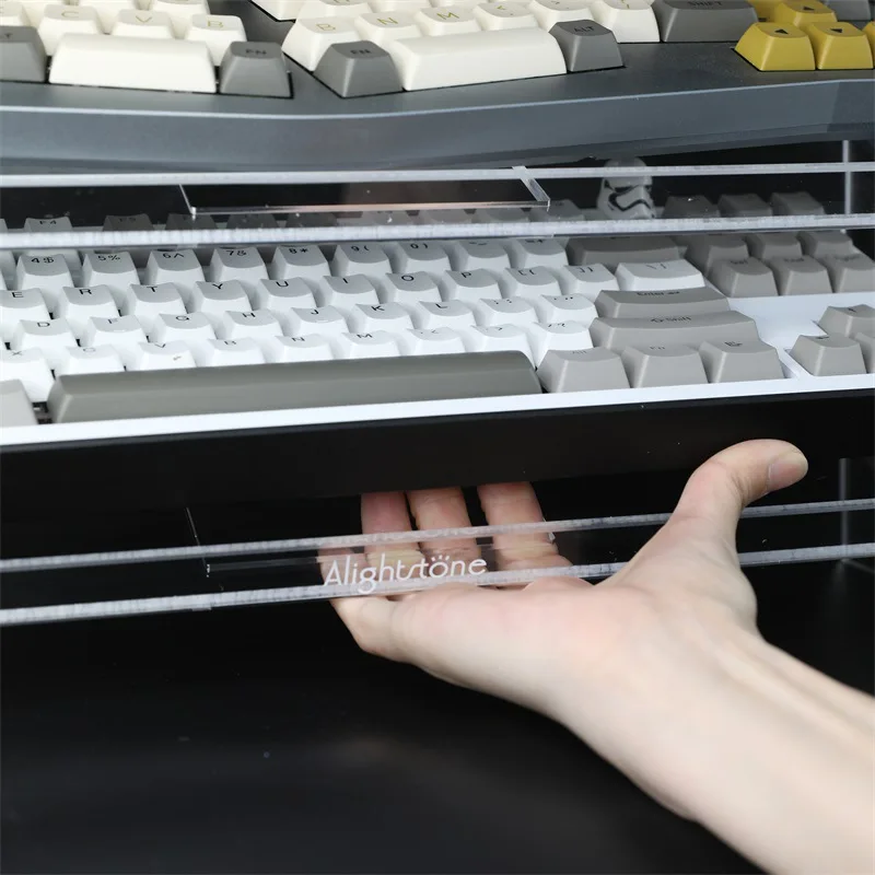 Keyboard Display Stand Acrylic Shelf