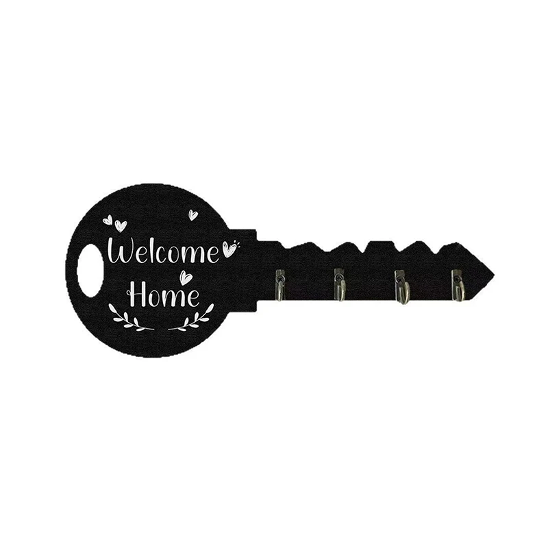 Organizer do przechowywania, kreatywny, drewniany, na klucze, montowany na ścianie, nowoczesny, z haczykami, z bukszpanu, retro, wiszący regał do przechowywania ubrań.