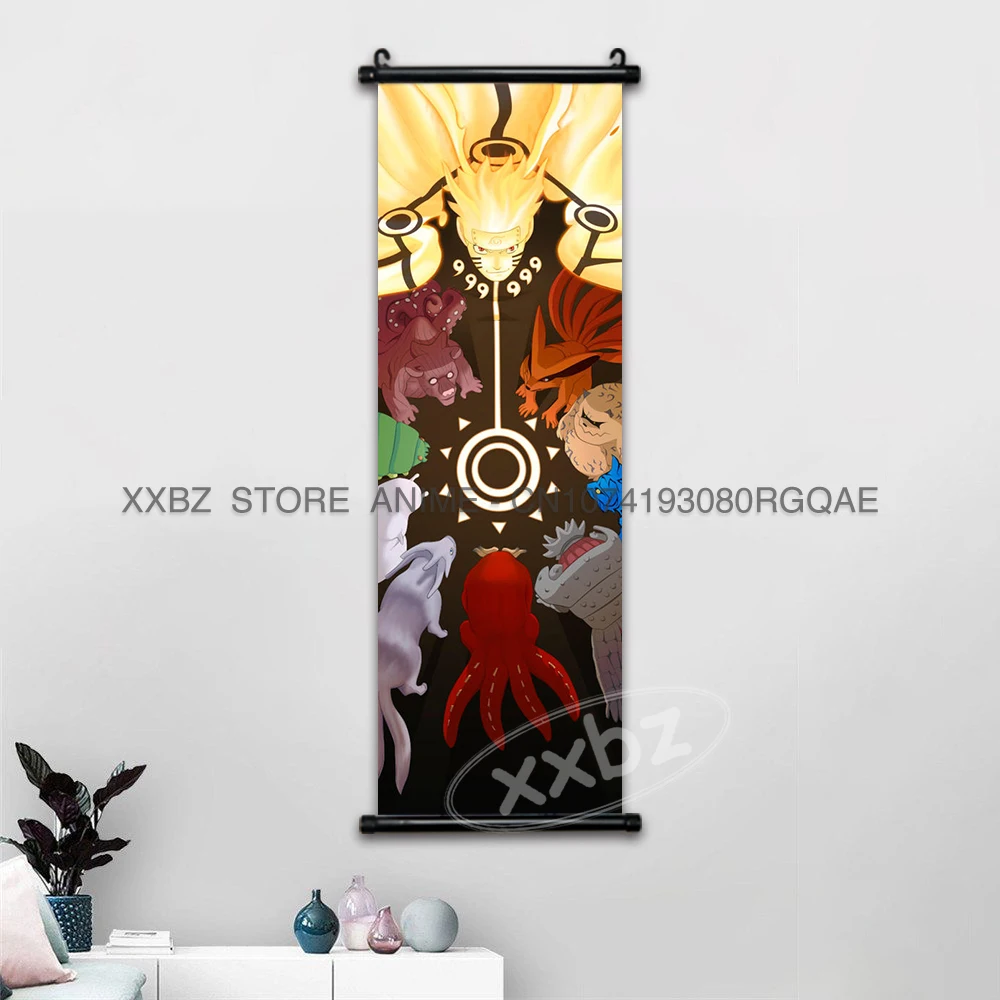 Vibrant Anime Canvas Wall Art Featuring Iconic Characters and Scenes