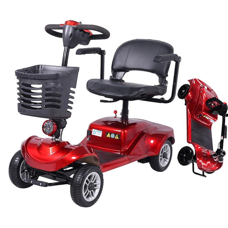 Électrique Pliable, Fauteuil Roulant observateur, Tout Terrain, 4 Roues, pour