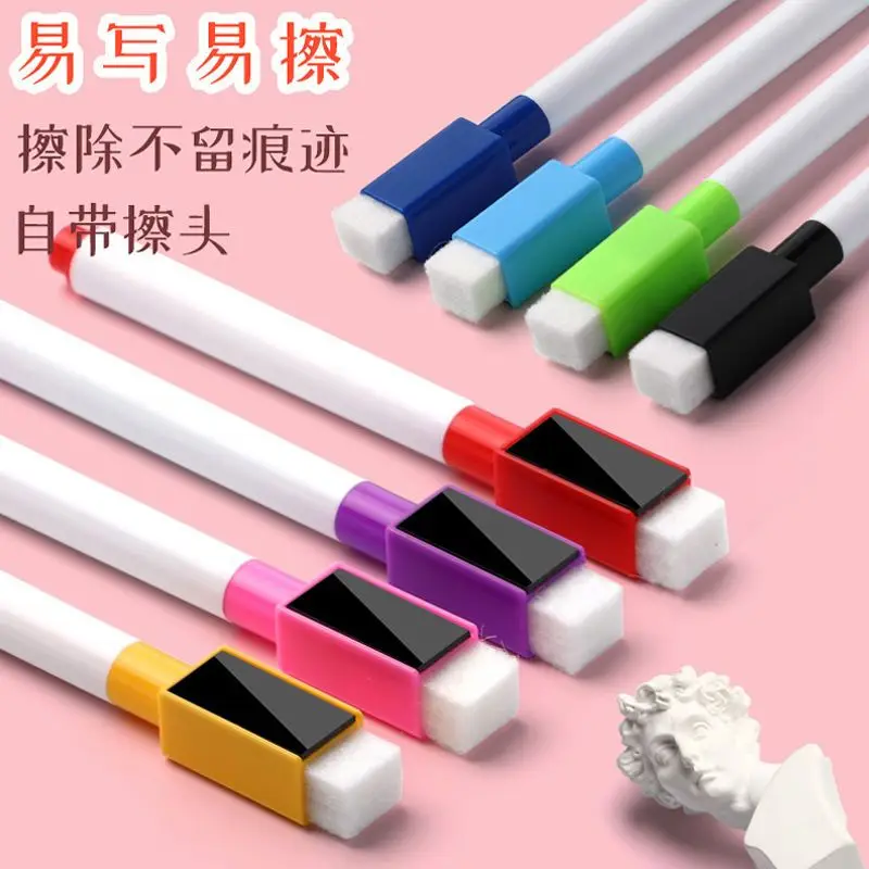 어린이 화이트보드 펜, 교사와 학생, 자기 흡수 화이트보드, 다채로운 대용량 브러시, 쉬운 16 개, 8 색