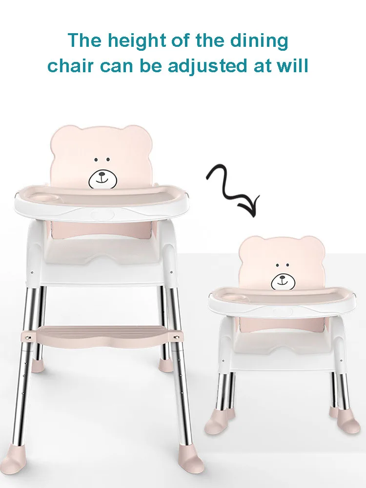 Baby dining chair multifunctional foldable portable baby chair BB eating dining table and seat children's