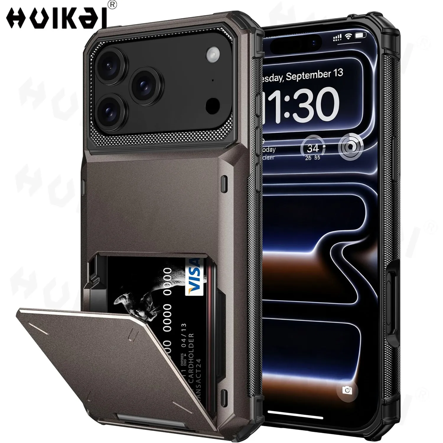Cell Phone Card Case Protector VRS Design Origin Wallet Case For IPhone 16 Plus (2024), Rugged Cell Phone Card Case Protector VRS Design Origin Wallet Case For IPhone 16 Plus (2024), Rugged
