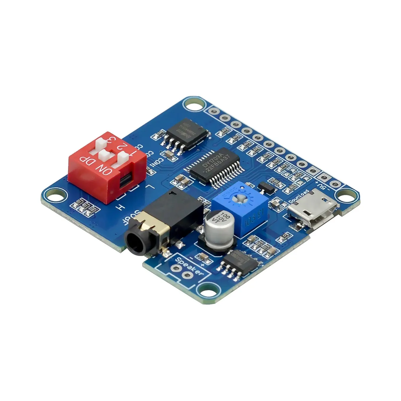 Voice-Sound-Playback-Module-Arduino-MP3-Player-Module-UART-I-O-Trigger ...