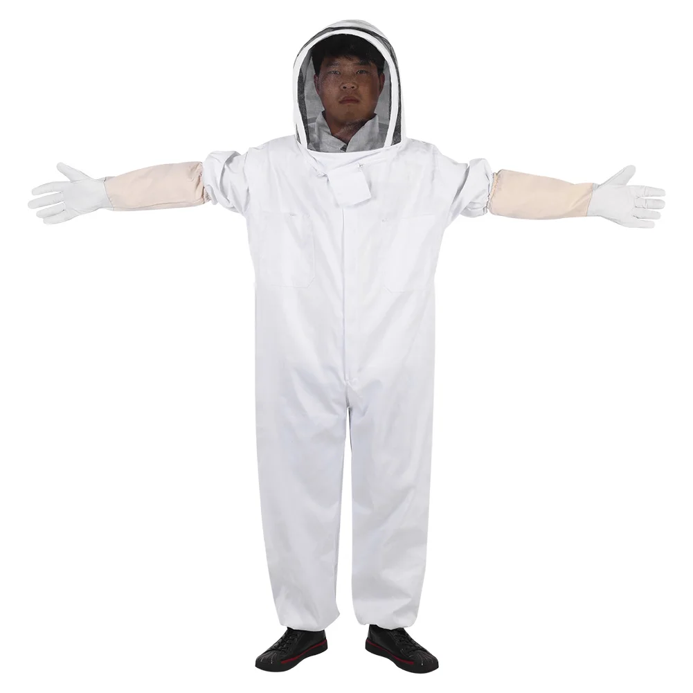 Professional Beekeeping Protective Suit Gloves Beekeeper Protect Equipment Jumpsuit