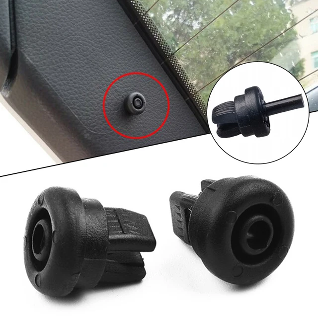 Lot De 2 Clips De Suspension Pour Étagère Renault Clio Et Mégane - Compatible Mk1 Mk2 Mk3, R21, R25 - Noir