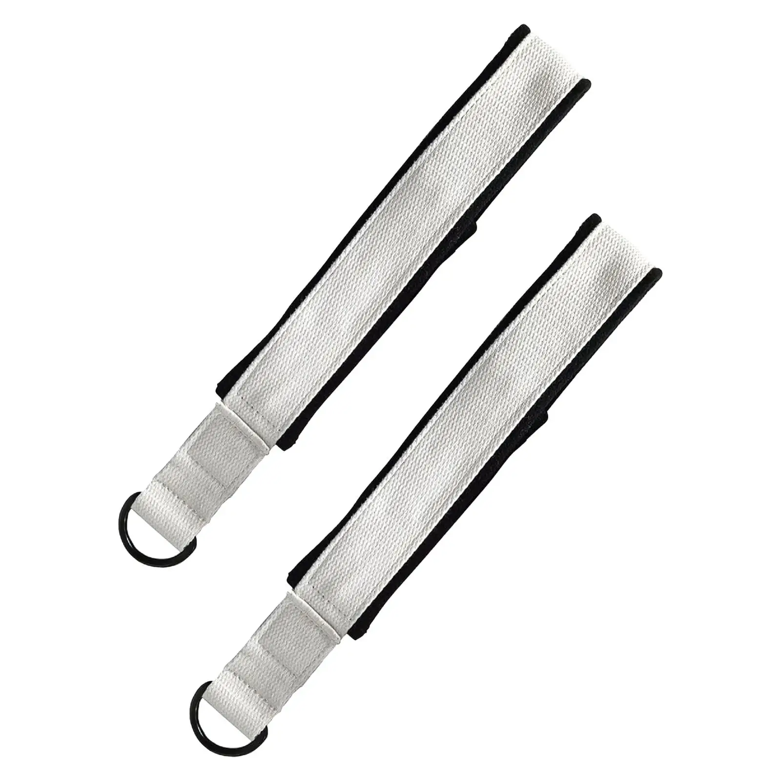 2Pcs Pilates Double Loop Straps Exercise Yoga Straps D Rings Straps Handle for Beginner Workout Improve Flexibility Adults