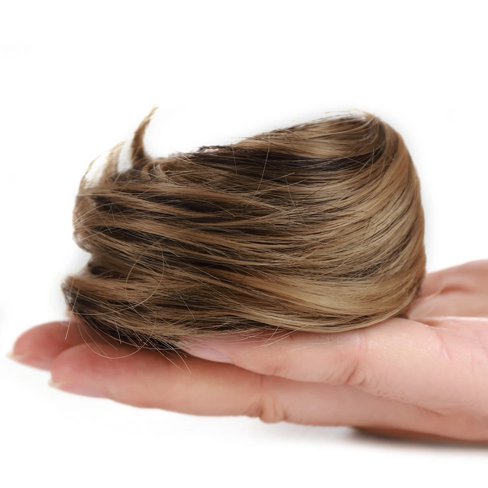 Synthetic Claw Hair Bun Straight Updo Hair Chignon Hairpiece Hair Clips For Hair Cosplay Hair Accessories Woman Clip-on hair Bun