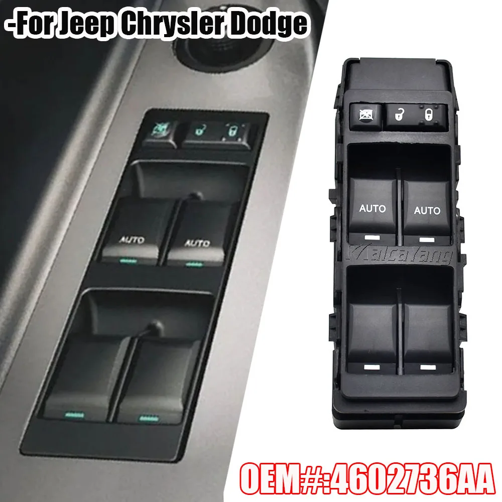 4602736Aa 4602781Aa Per Chrysler 200 Sebring Dodge Avenger Charger Jeep Grand Cherokee Master Interruttore Di Controllo Alzacristalli Elettrici