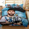 Messi Football Superstar Bedding set 3D Printed fc barcelona duvet cover Bedding Set Soft King Full Size Bedding Set For Boy 2