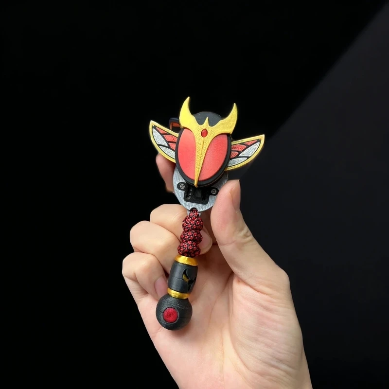 Kamen Rider EDC Fidget Push pull Slider Mechanical Wings Haptic Push Card Decompression Crisp Sound Stress Relief Fingertip Toy