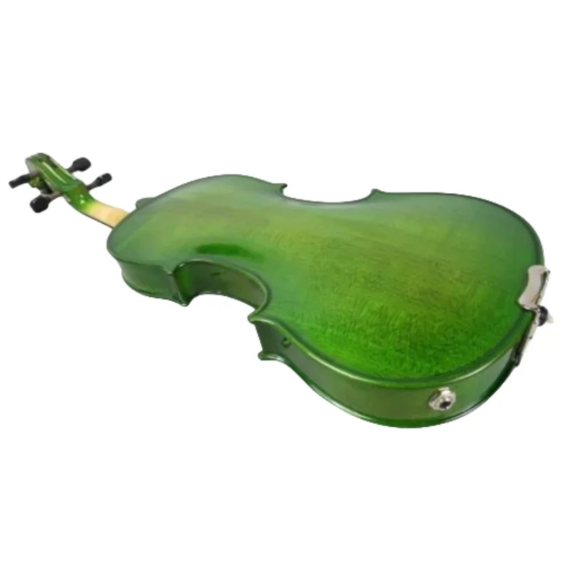 Good 4 strings Green colors 15-16" electric acoustic viola , Wonderful Sound